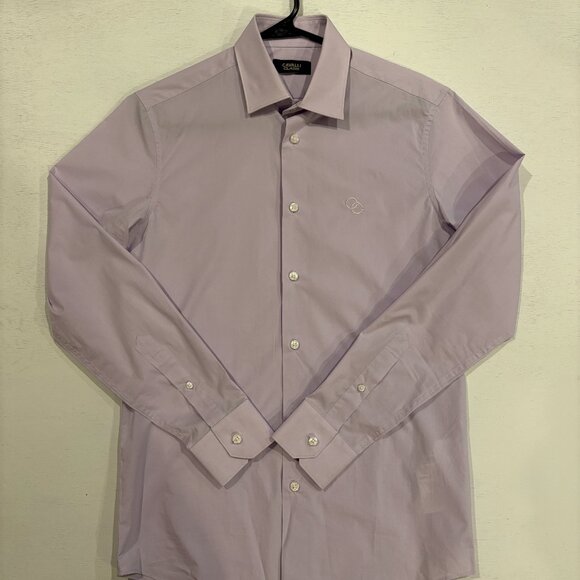 Roberto Cavalli Other - Roberto Cavalli Button Down Lavender Dress Shirt